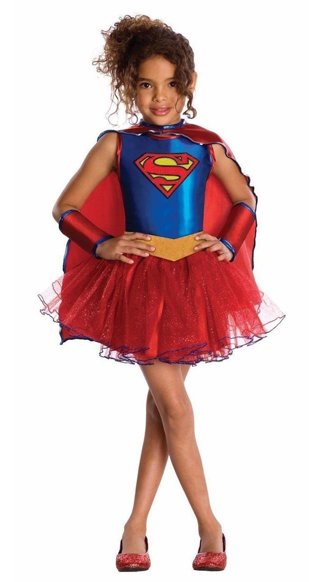 Kinder Supergirl Kostüm Halloween Superhelden Kostüme 