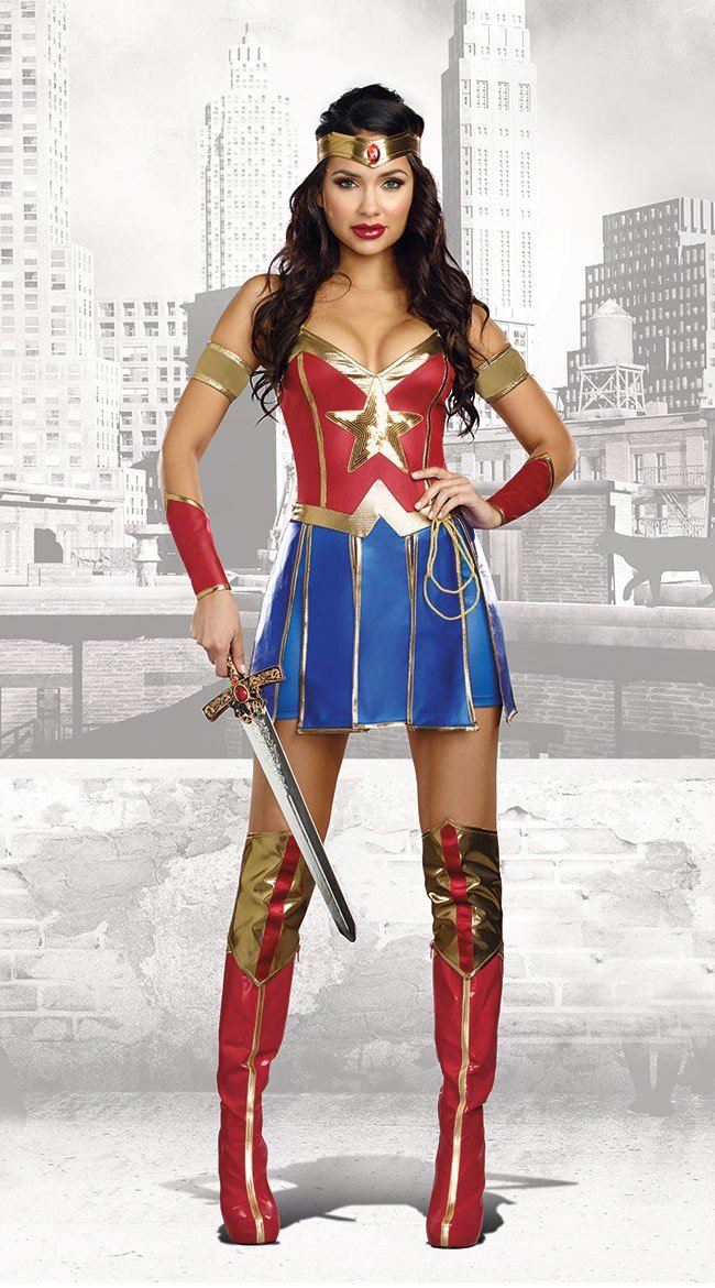 Klassisches Wonder Woman Kostüm Superhelden Kostüme 