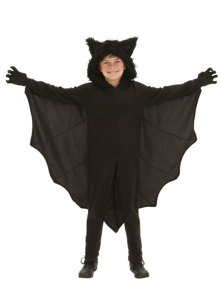 Jungen Halloween Fleece Fledermaus Kostüm für Kinder