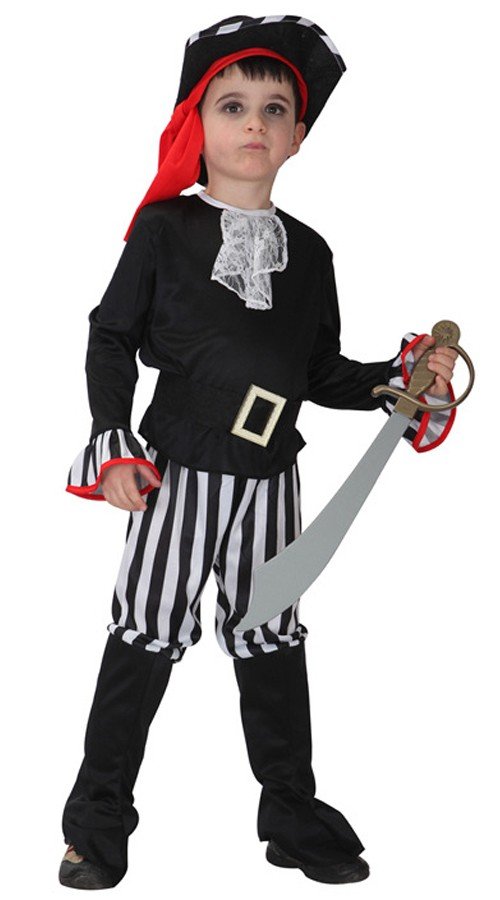 Gestreiftes Piratenkostüm Halloween Kinderkostüme