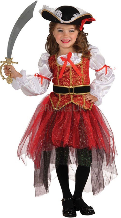 Mädchen Prinzessin Meer Piratin Kostüm für Kinder