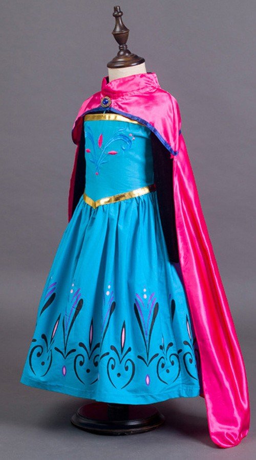 Eiskönigin Kostüm Elsa Krönungstag Kleid Kinder