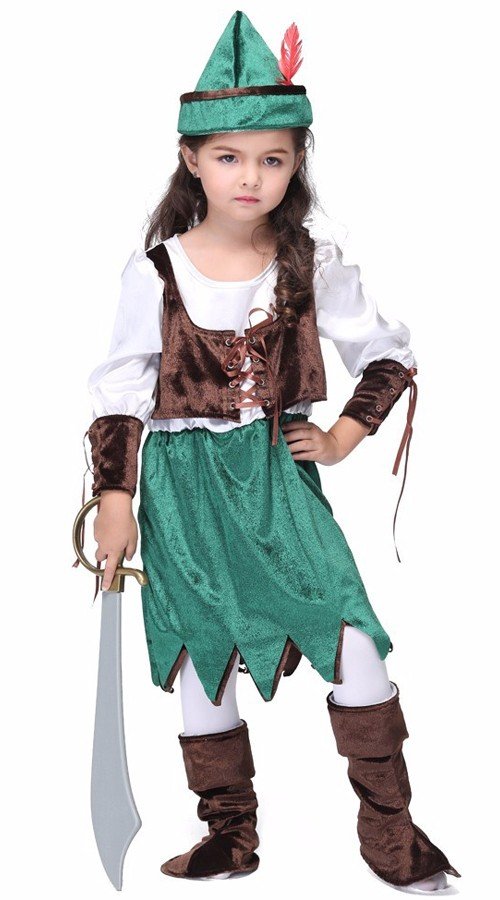 Korsett Halloween Waldprinzessin Piratenkostüm