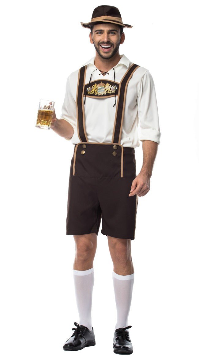 Bayern Kerl Oktoberfest Lederhose Kostüm Herren
