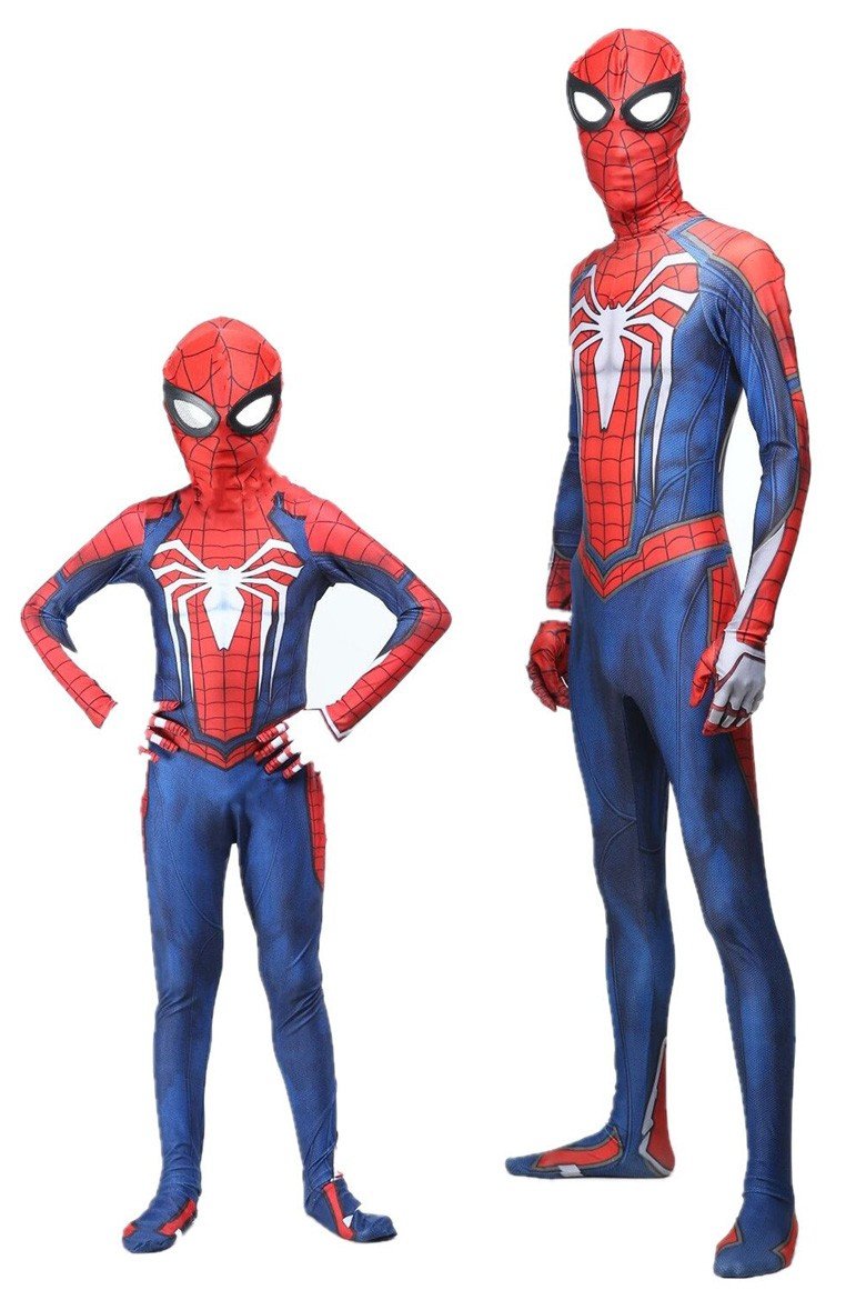 PS4 Spiderman Kostüm Für Kinder Erwachsene Halloween Superhelden Kostüme