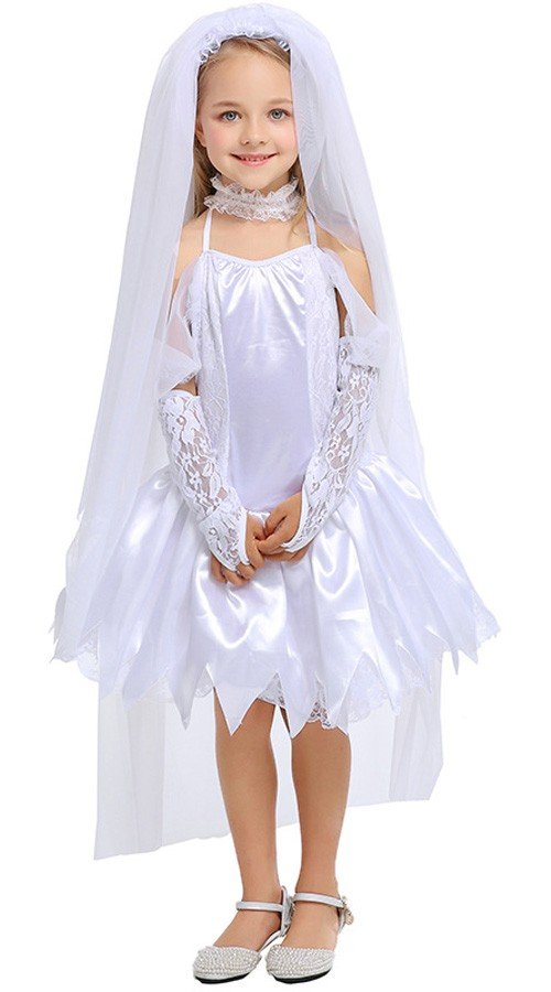 Kinder Braut Kostüm für Mädchen