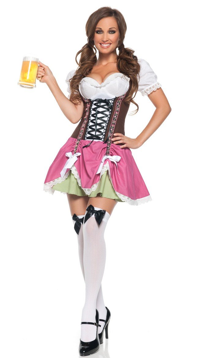 Sexy Oktoberfest Kleidung Deutsch Mädchen Kostüm