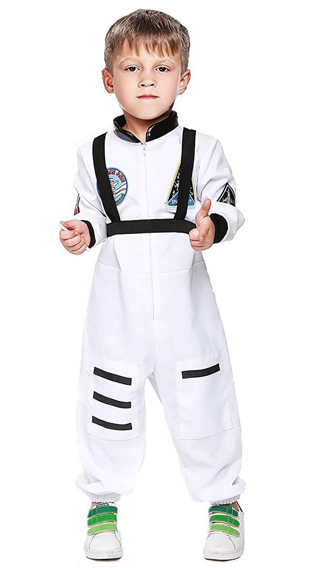 Astronauten Kostüm für Kinder Weiß