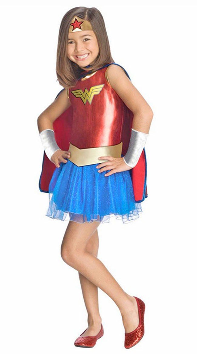 Mädchen Wonder Woman Kostüm Superhelden Kostüme für Kinder