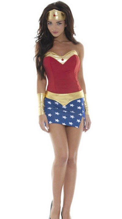 Sexy Superhelden Wonder Woman Kostüm Damen