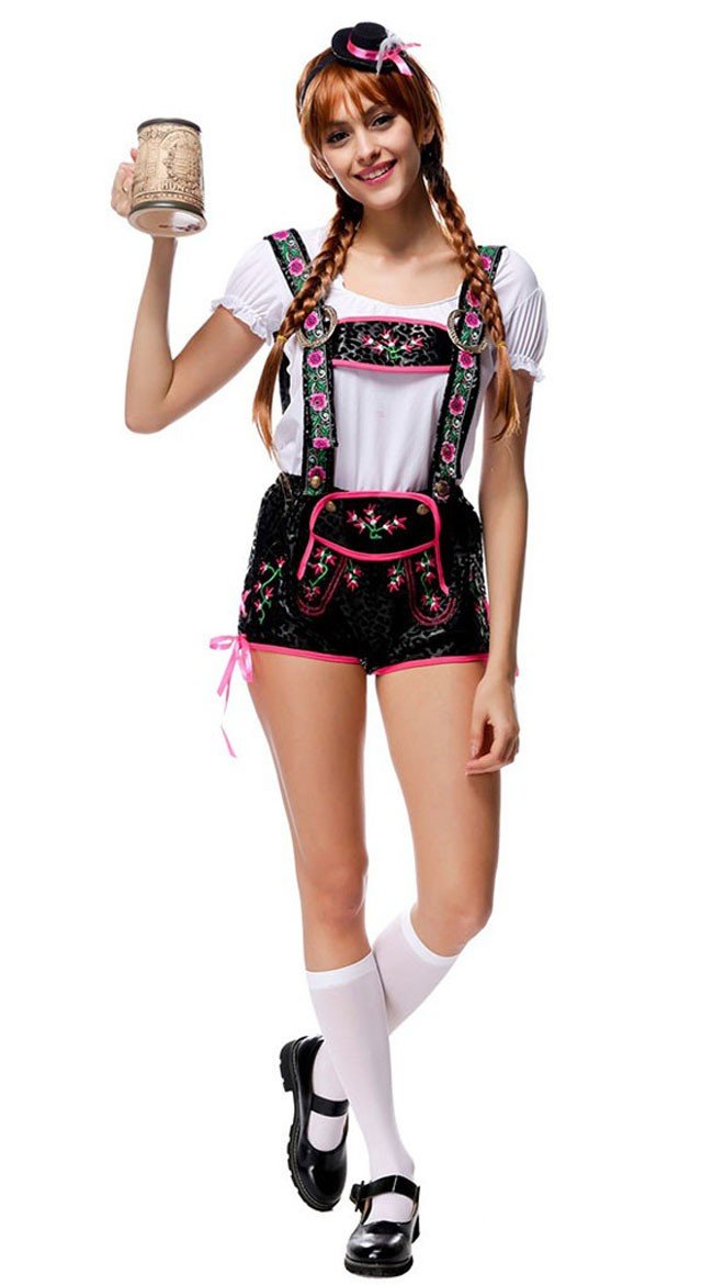 Flirty Bayerin Oktoberfest Lederhose Damen 