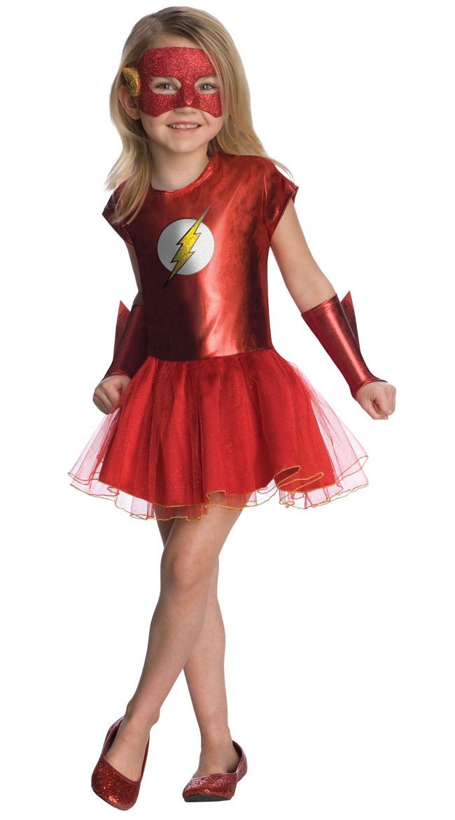 DC Comics Superhelden Mädchen Flash Kostüm