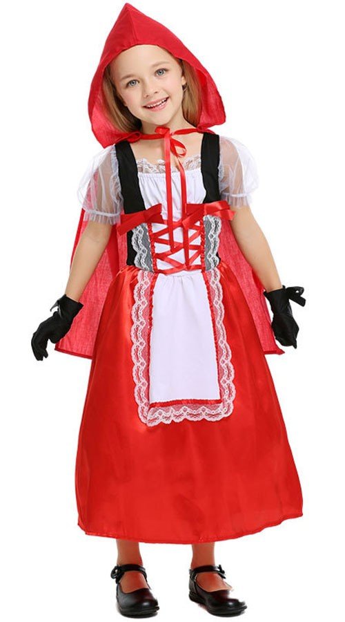 Kinder Rotkäppchen Kostüm Für Halloween