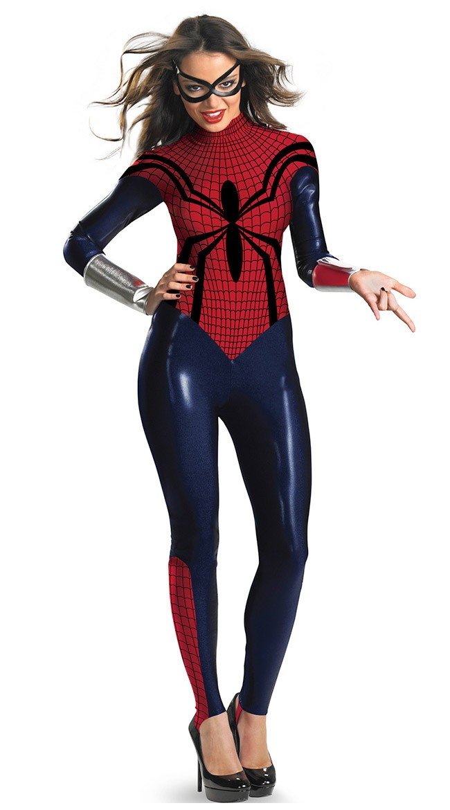 Spidergirl Kostüm Halloween Karneval Superhelden Kostüme