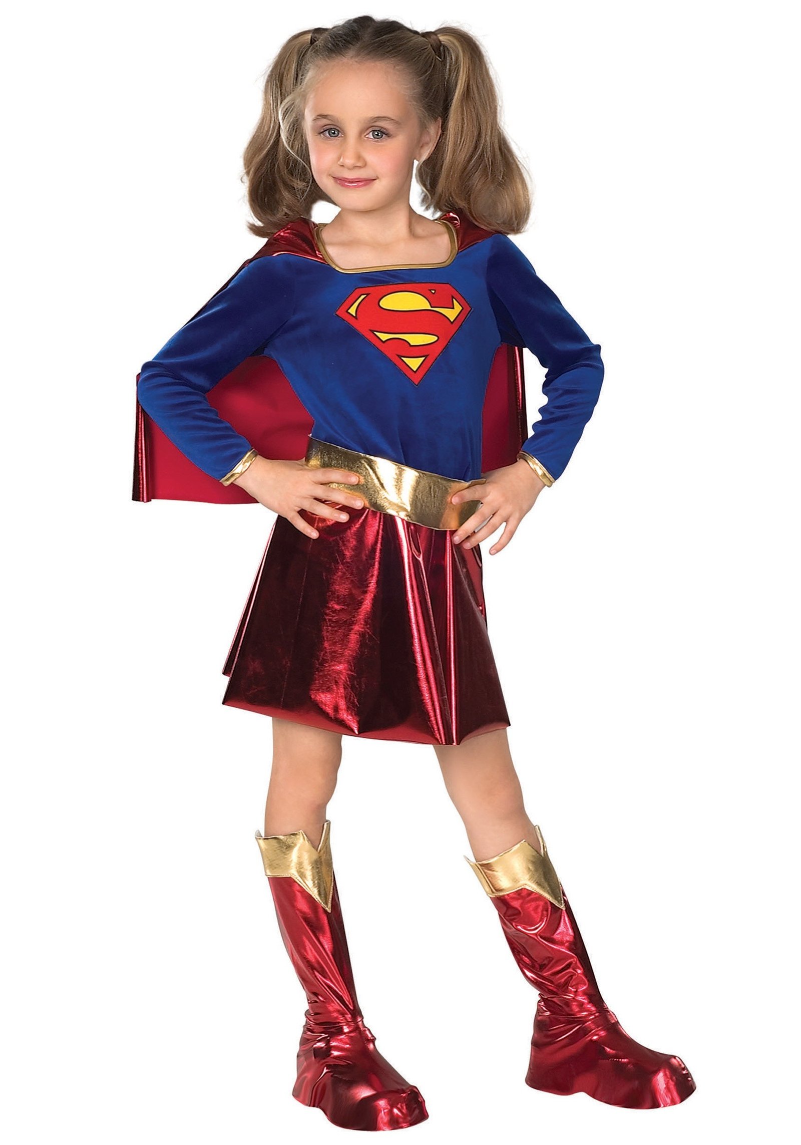 Halloween Supergirl Kostüm Superhelden Kostüme für Kinder