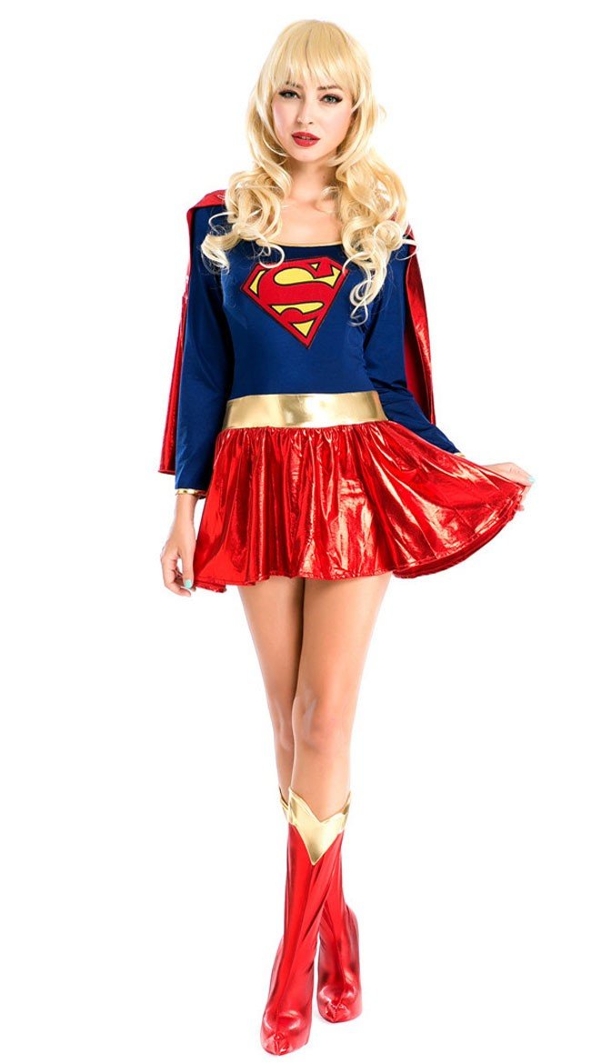 DC Comics Damen Superwoman Kostüm Erwachsene
