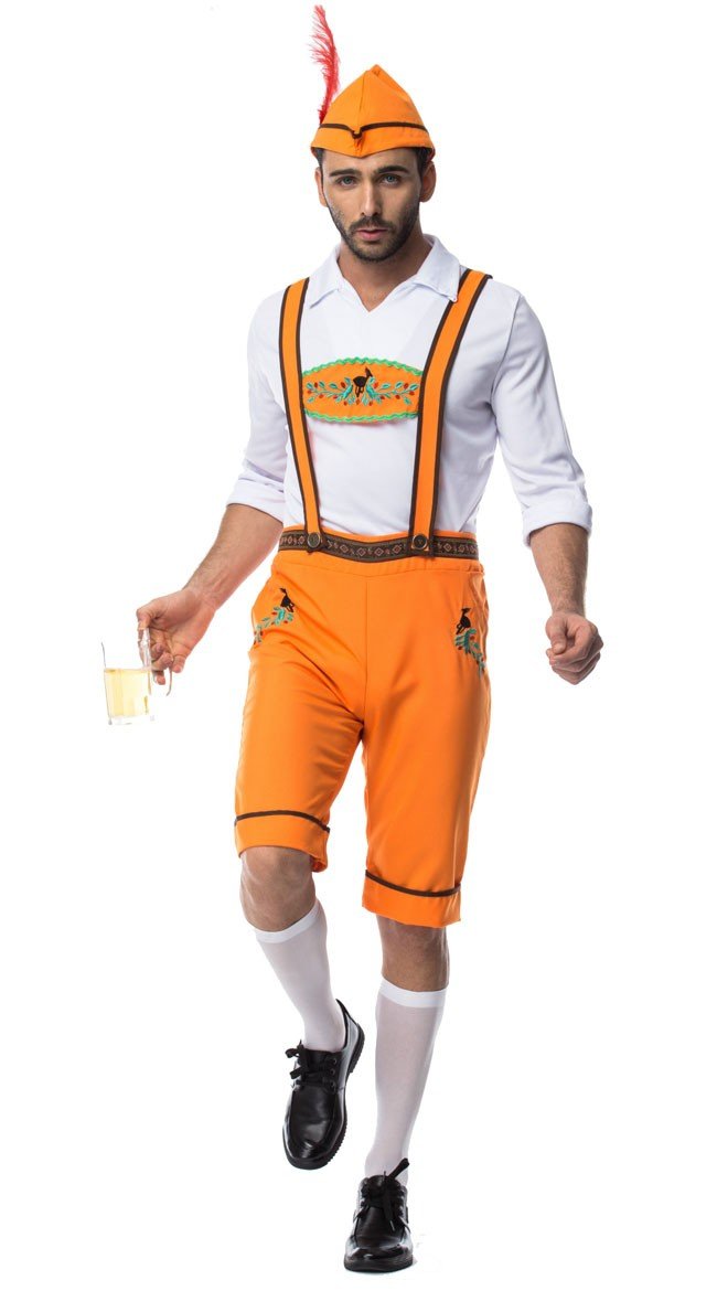 Trachtenhose Landmann Oktoberfest Lederhose Kostüm