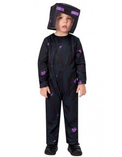 Minecraft Enderman Kostüm für Kinder Halloween Faschingskostüm