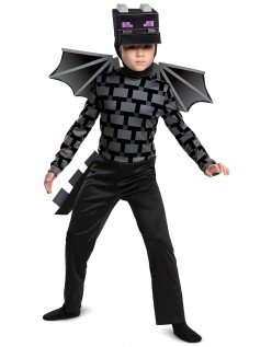 Minecraft Enderdrache Kostüm für Kinder Halloween Faschingskostüm