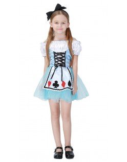 Alice im Wunderland Kinder Alice Kostüm für Mädchen