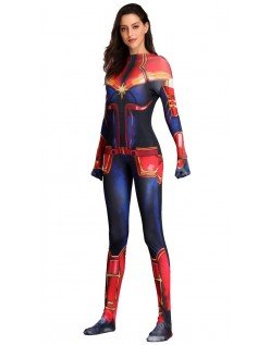 Captain Marvel Damenkostüm Superheldenkostüme für Erwachsene