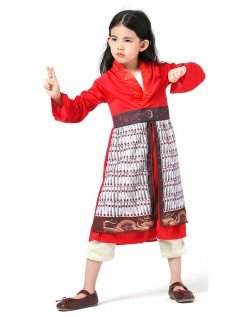 Film Mulan Kostüm für Mädchen Hua Mulan Prinzessin Kostüme