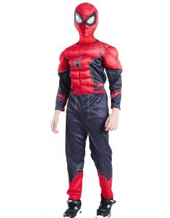 Spider-Man Far From Home Peter Parker Kostüm Spiderman Muskelkostüm für Kinder