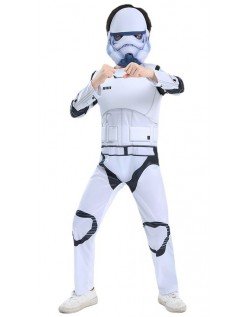 Star Wars Kostüm Stormtrooper Kostüm Muskelkostüm für Kinder