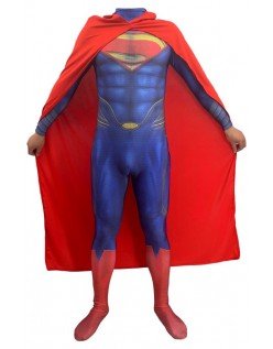 Deluxe Superman Kostüm DC Comics Justice League Superhelden Kostüme Erwachsene Kinder