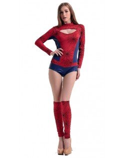 DC Comics Superhelden Spidergirl Kostüm Body Erwachsene