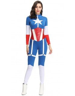 Marvel Captain America Kostüm Commander Catsuit