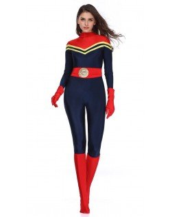 Avengers Captain Marvel Kostüm für Damen Superhelden Kostüme