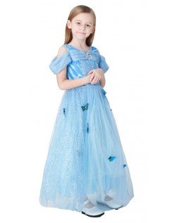 Kinder Alice Kostüm Prinzessin Kleid Partykleider