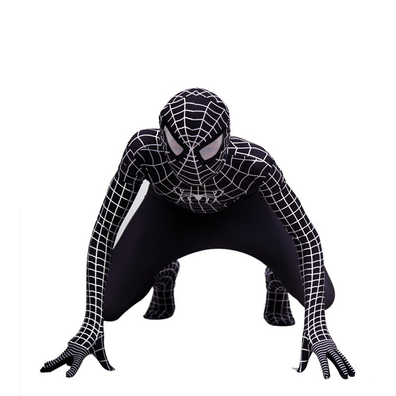 Spiderman Kostum Schwarz